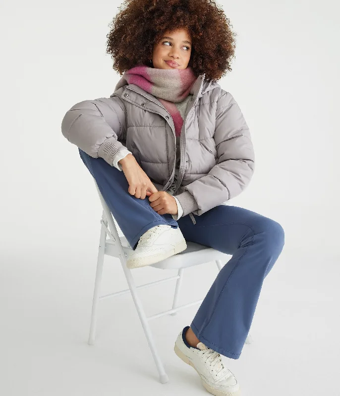 Aeropostale Midweight Hooded Puffer Jacket