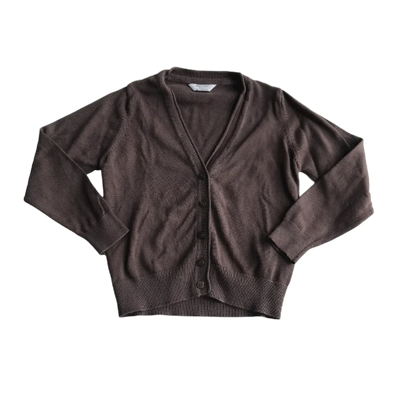 Brown School V-neck Cardigan