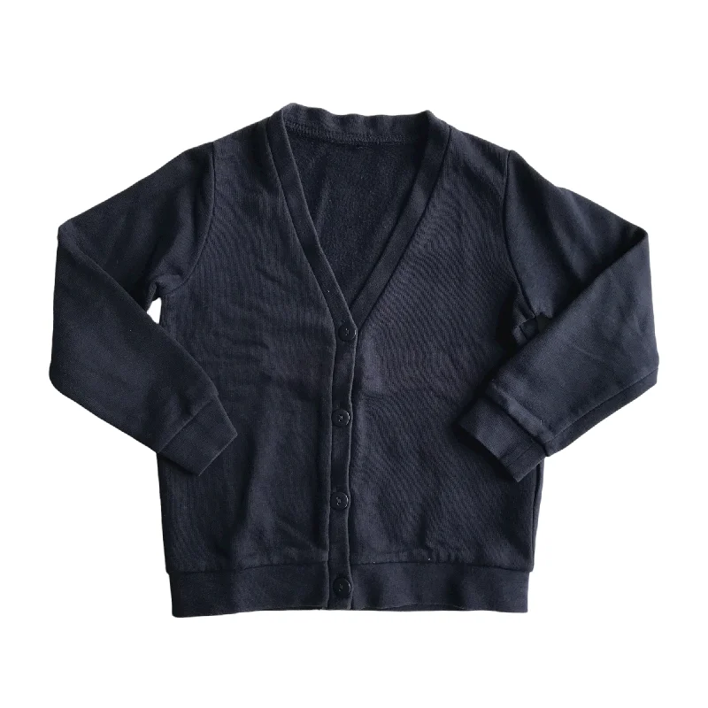 Navy Blue School Jersey Cardigan