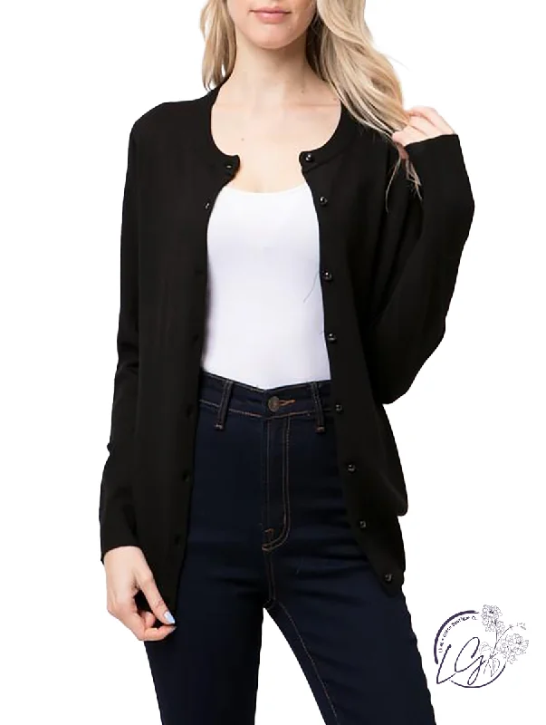 Think on it Cardigan in Black