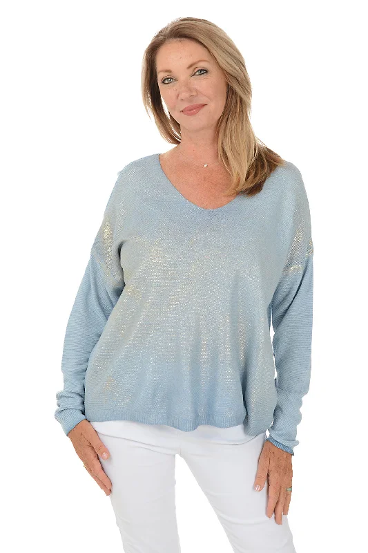 Shimmering Lightweight Sweater