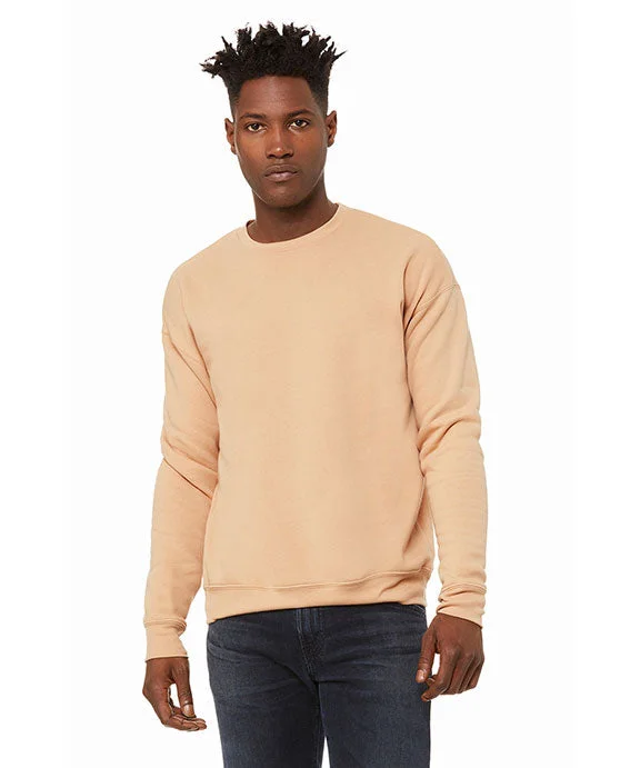 3945 - Bella + Canvas Unisex Drop Shoulder Fleece Sweatshirt | Heather Sand Dune