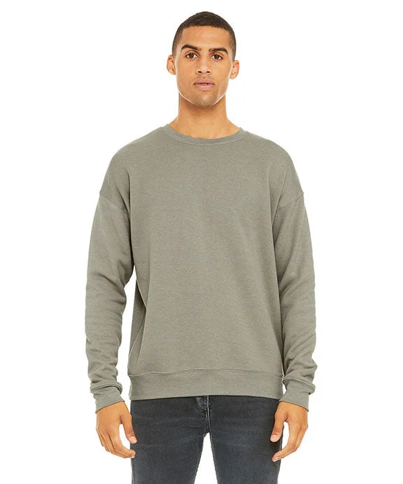 3945 - Bella + Canvas Unisex Drop Shoulder Fleece Sweatshirt | Heather Stone