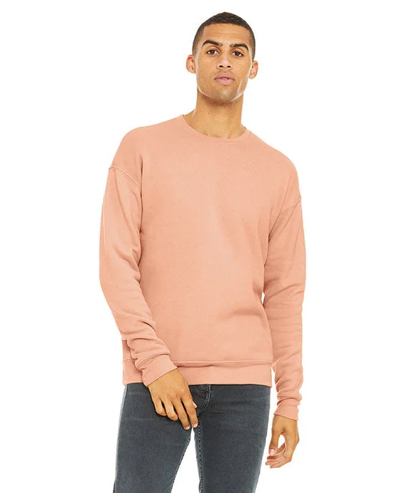 3945 - Bella + Canvas Unisex Drop Shoulder Fleece Sweatshirt | Peach