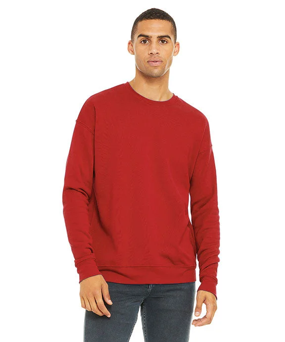 3945 - Bella + Canvas Unisex Drop Shoulder Fleece Sweatshirt | Red