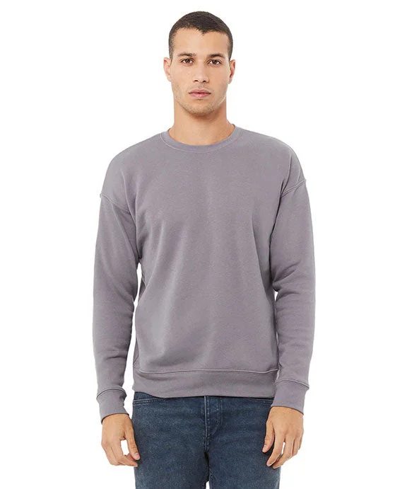 3945 - Bella + Canvas Unisex Drop Shoulder Fleece Sweatshirt | Storm