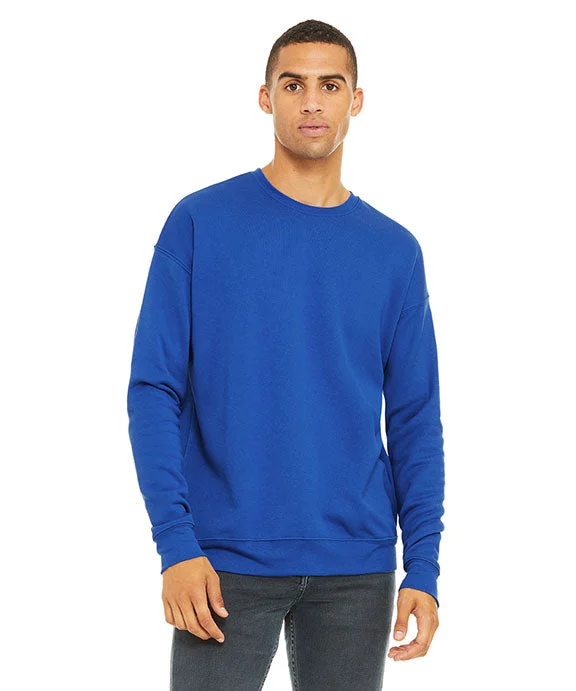 3945 - Bella + Canvas Unisex Drop Shoulder Fleece Sweatshirt | True Royal