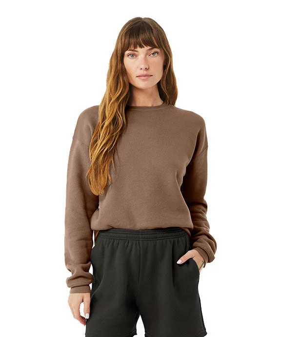 3945 - Bella + Canvas Unisex Drop Shoulder Fleece Sweatshirt | Vintage Brown