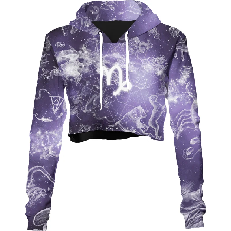 Capricorn Crop Hoodie