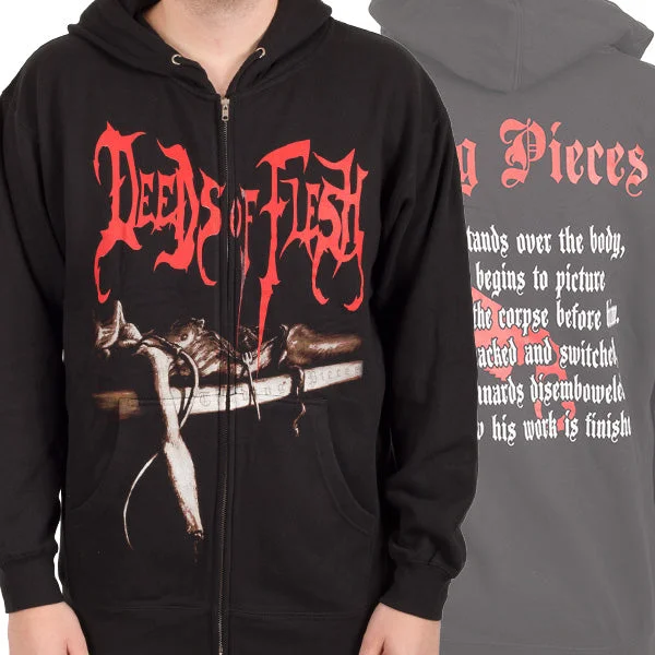 Deeds of Flesh "Trading Pieces" Zip Hoodie