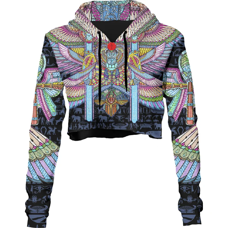 Khepri Crop Hoodie