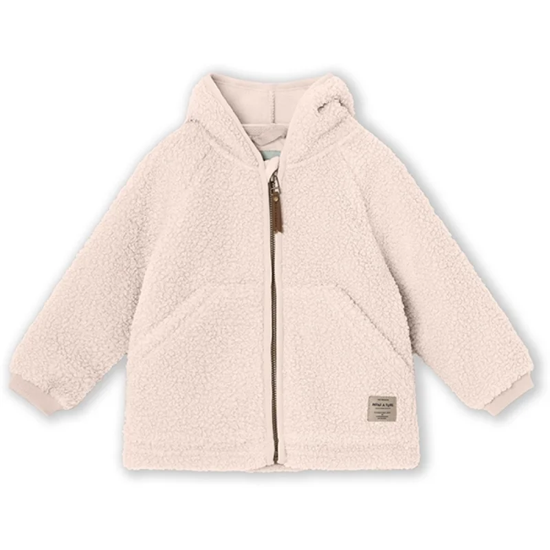 MINI A TURE LIFF Teddy Fleece Jacket Mauve Chalk