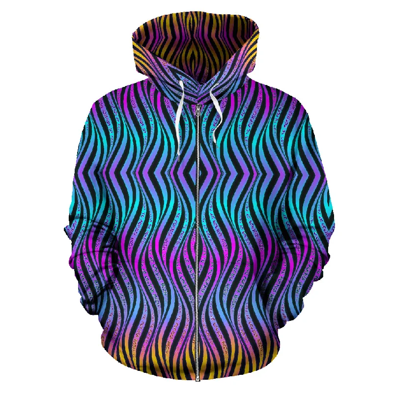 Xenowave Zip Up Hoodie