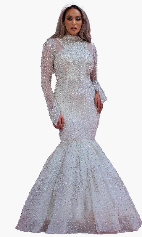 Chic and Holland BR1988 - Beaded Mermaid Bridal Dress