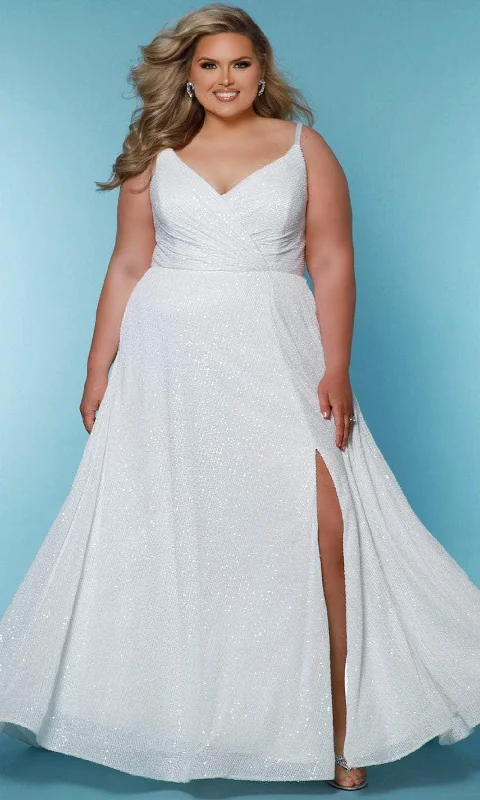 Sydney's Closet Bridal SC5305 - Sequin Sleeveless Bridal Gown