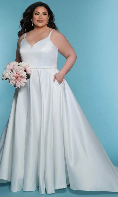 Sydney's Closet Bridal SC5313 - Satin Sleeveless Bridal Gown