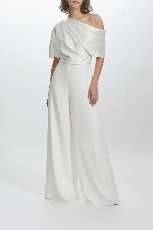 Draped Bodice Jumpsuit